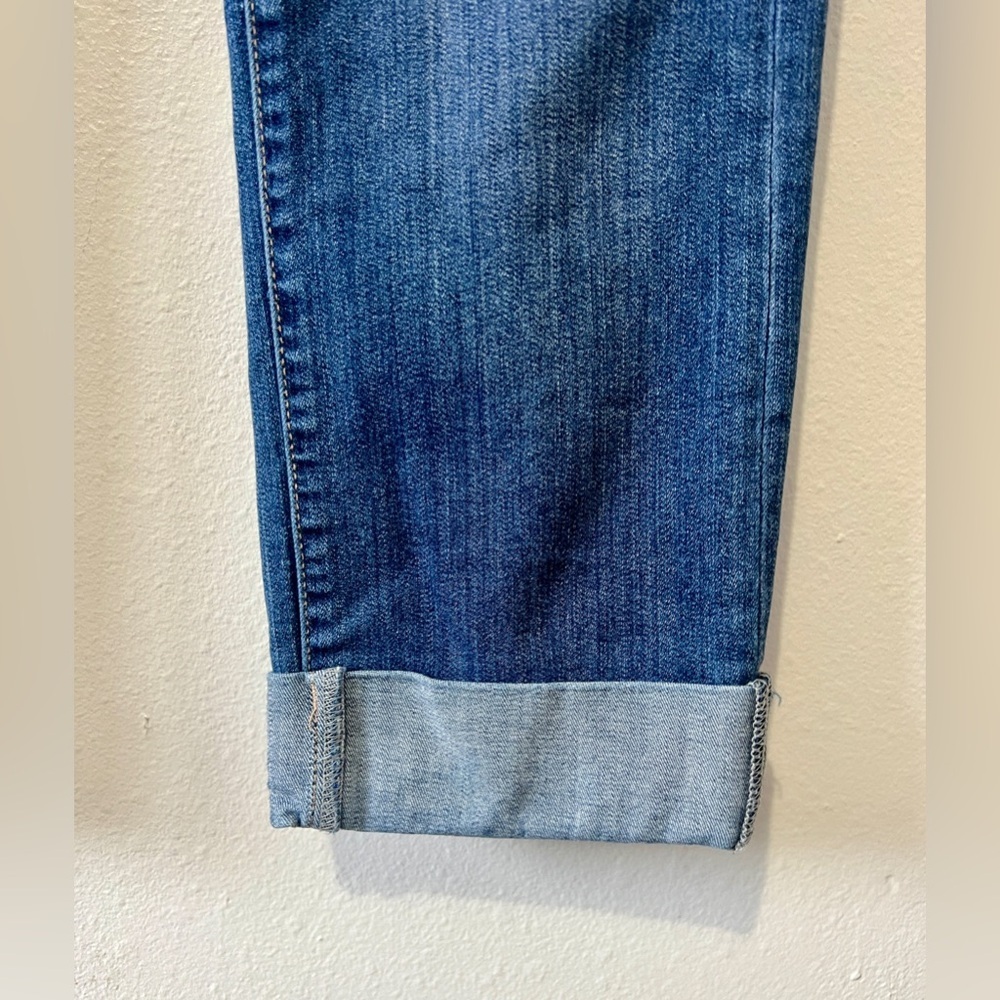 Liverpool 'The Crop' Medium Wash Cuffed Jeans - Size 28/6P - Picture 9 of 13